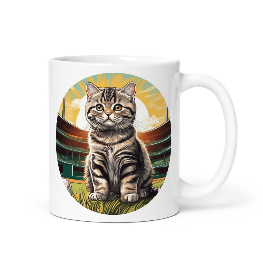 PugMug Custom Tabby Scottish Fold Cat Mug