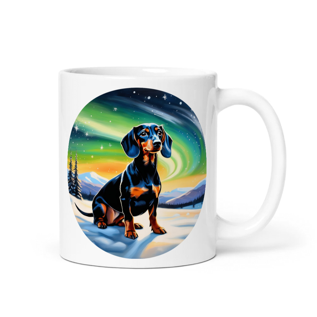 PugMug Custom Black Dachshund Mug