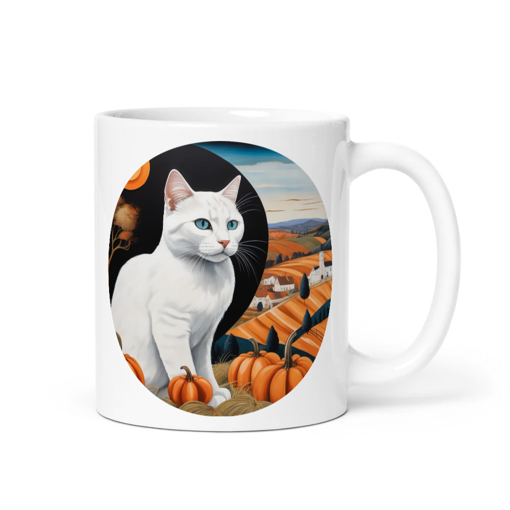 PugMug Custom White Companion Cat Mug