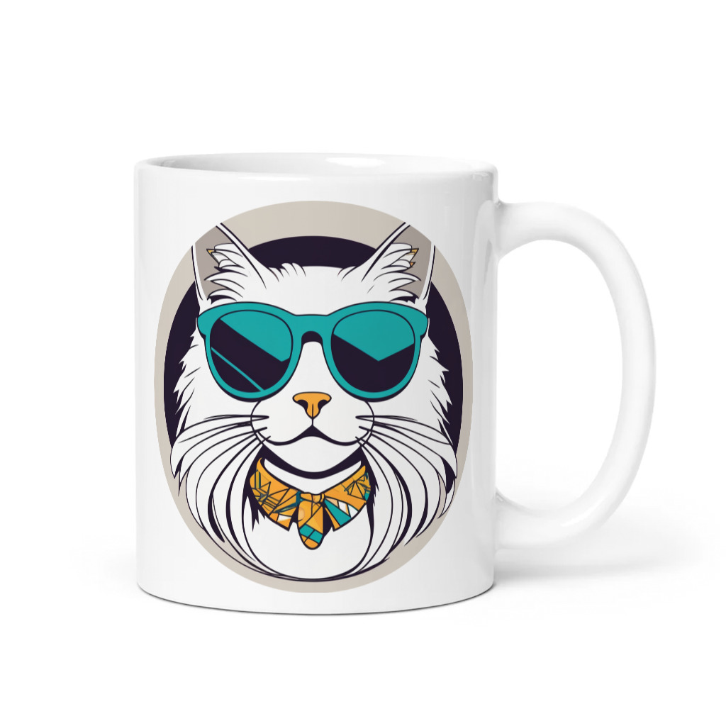 PugMug Custom White Ragdoll Cat Mug