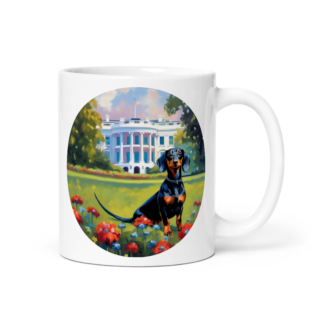 PugMug Custom Black Dachshund Mug