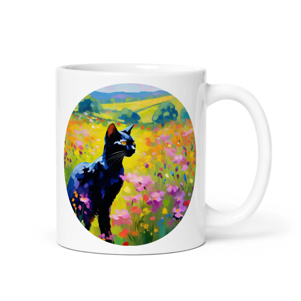 PugMug Custom Black Abyssinian Cat Mug