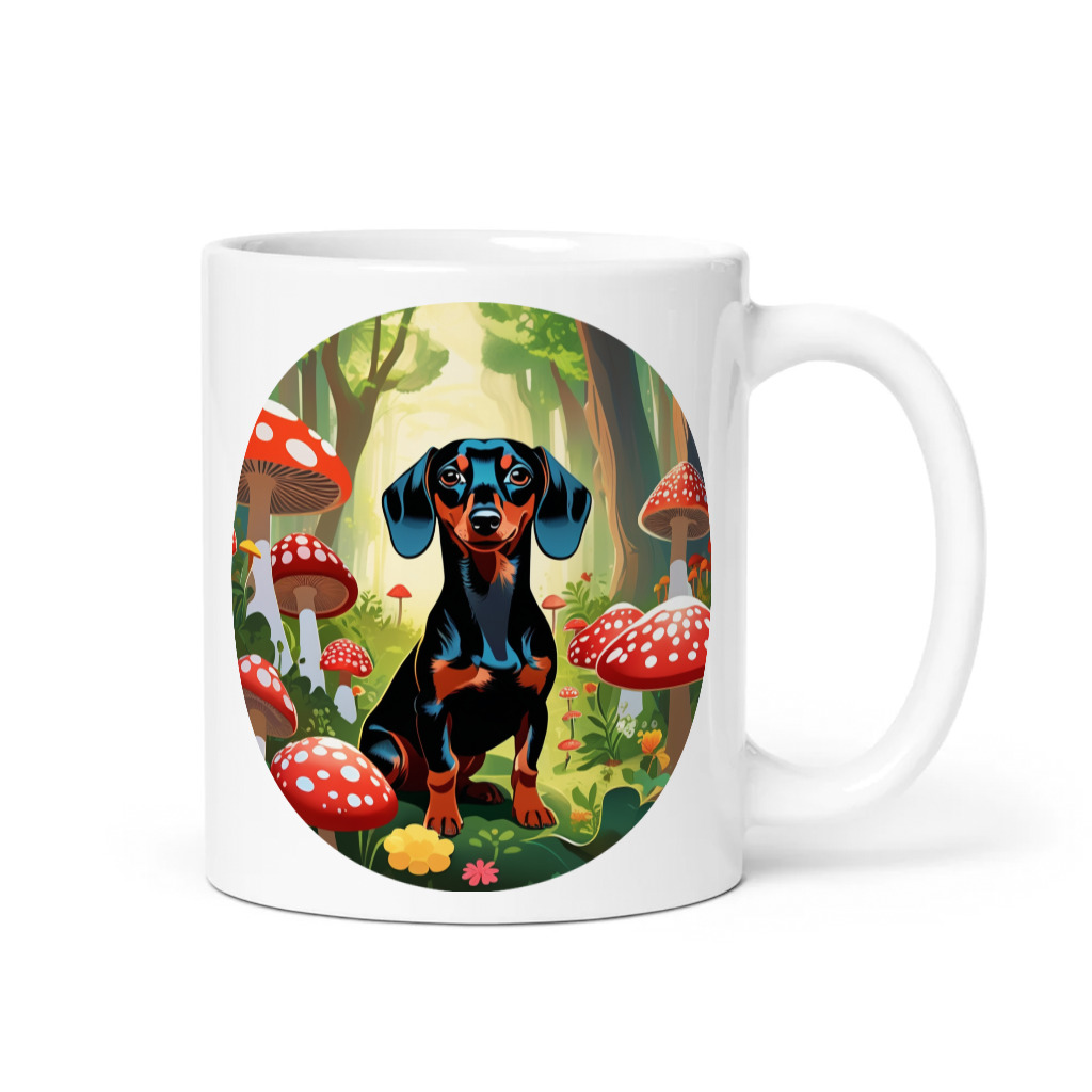 PugMug Custom Black Dachshund Mug