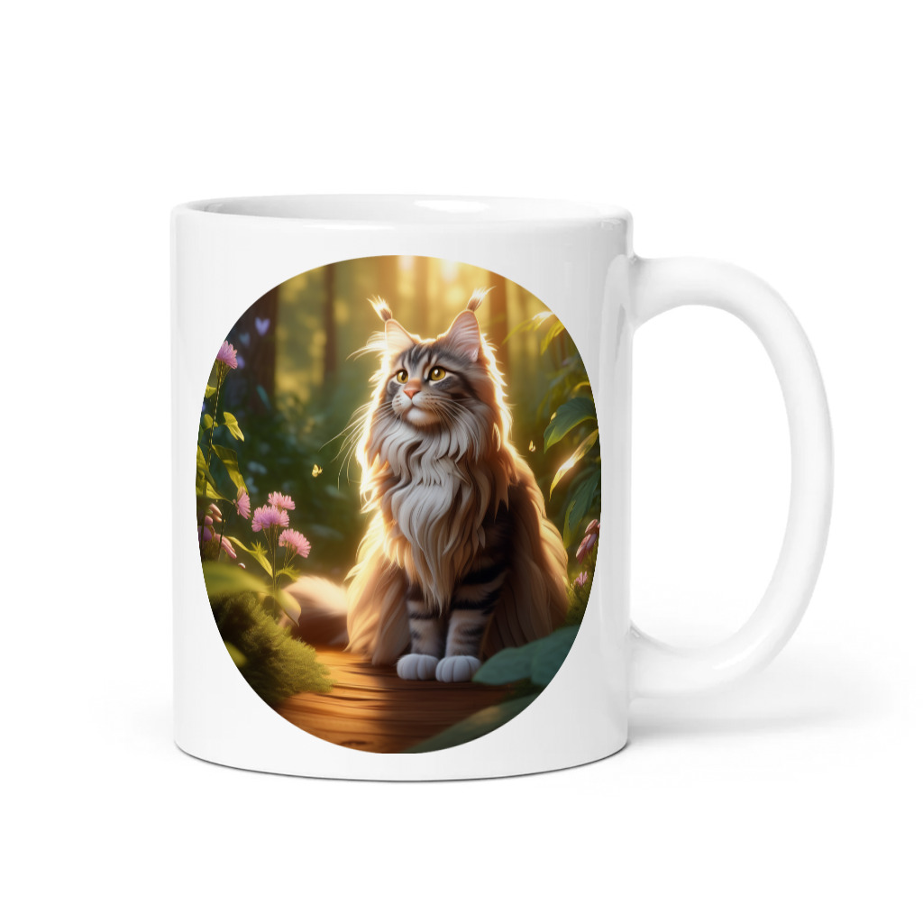 PugMug Custom Tabby Maine Coon Cat Mug