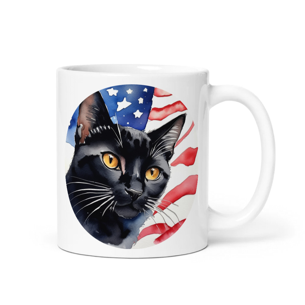 PugMug Custom Black Exotic Cat Mug