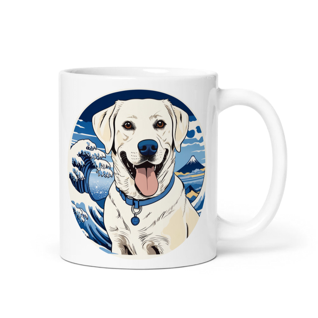 PugMug Custom White Labrador Retriever Mug