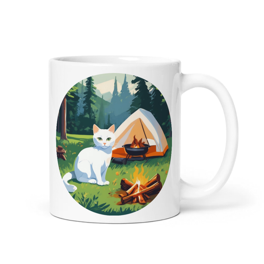 PugMug Custom White Companion Cat Mug