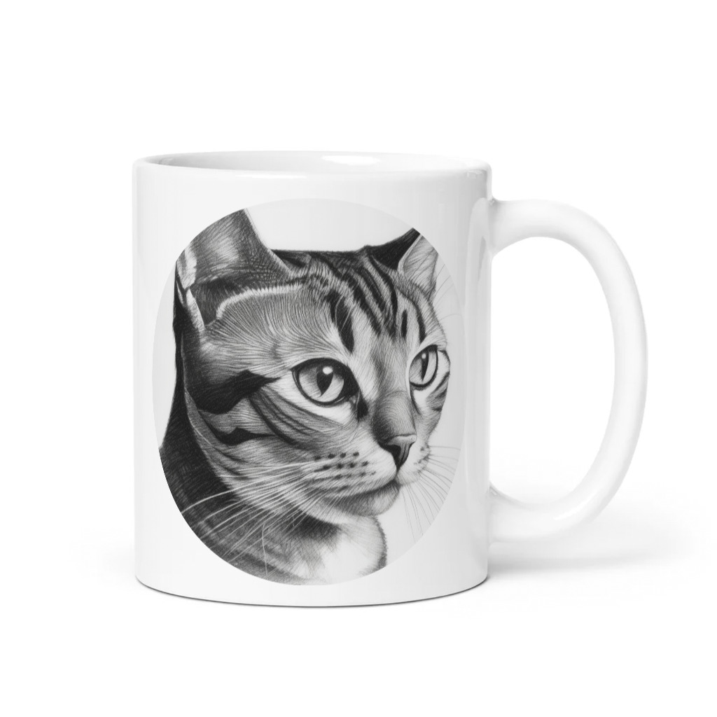PugMug Custom Black American Shorthair Cat Mug
