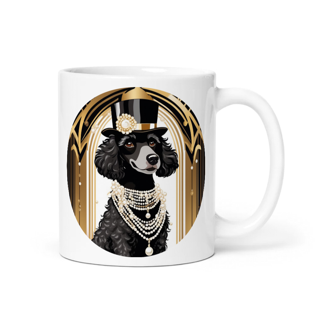 PugMug Custom Black Poodle Mug