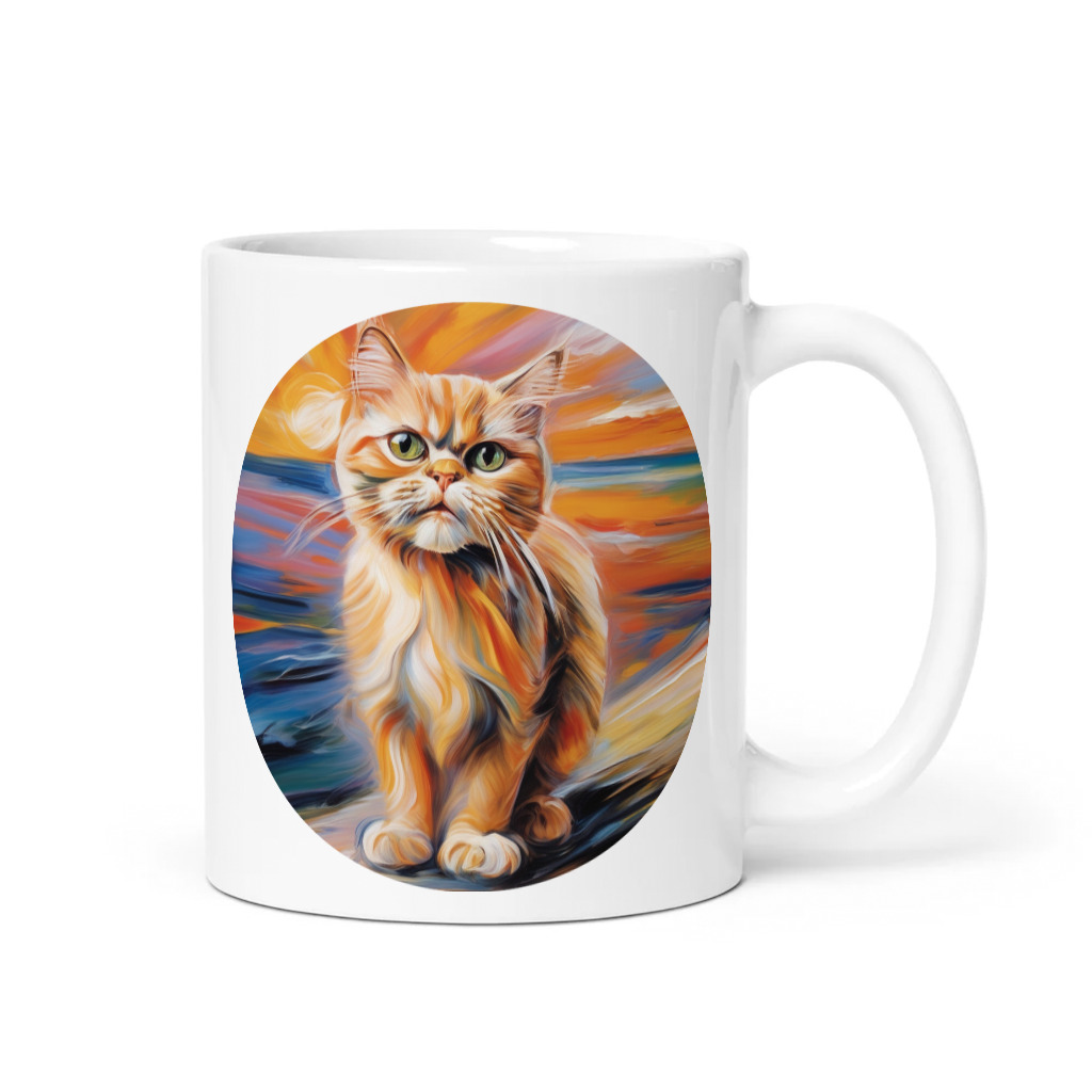 PugMug Custom Tabby Persian Cat Mug
