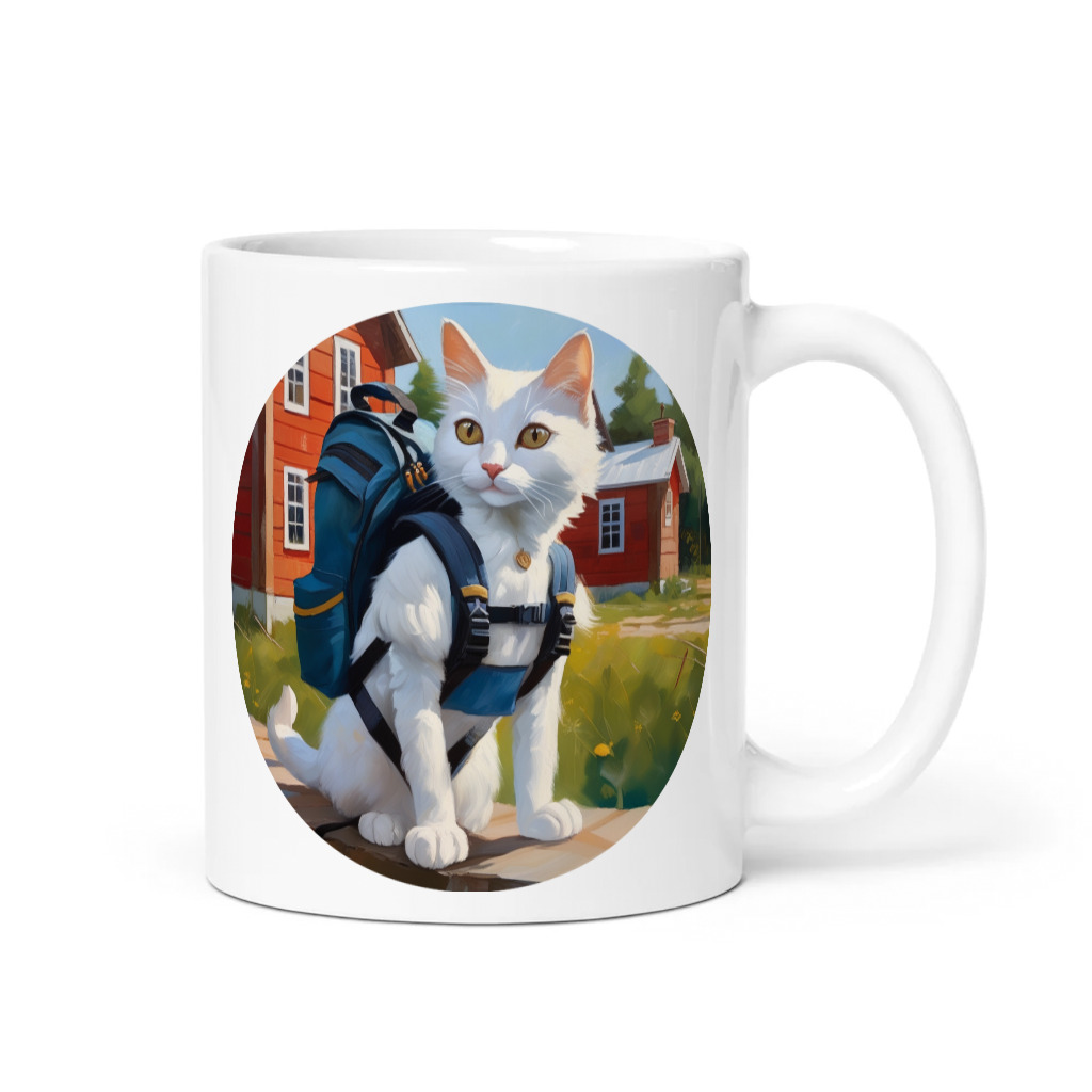 PugMug Custom White Companion Cat Mug