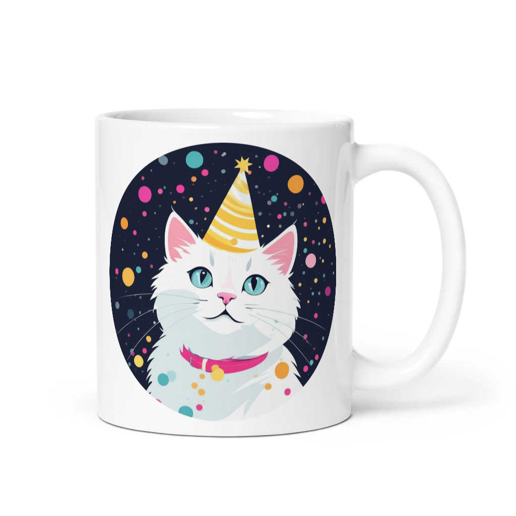 PugMug Custom White Companion Cat Mug