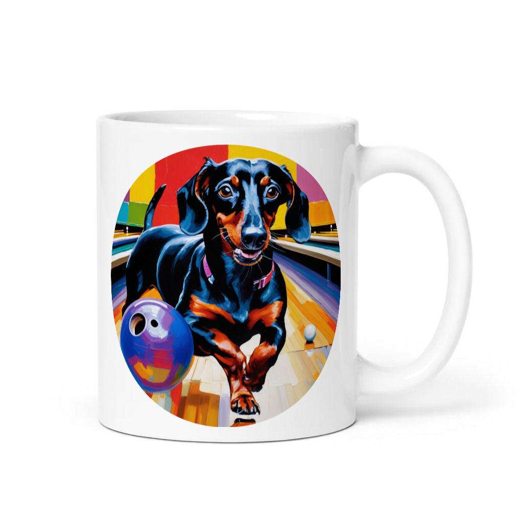 PugMug Custom Black Dachshund Mug
