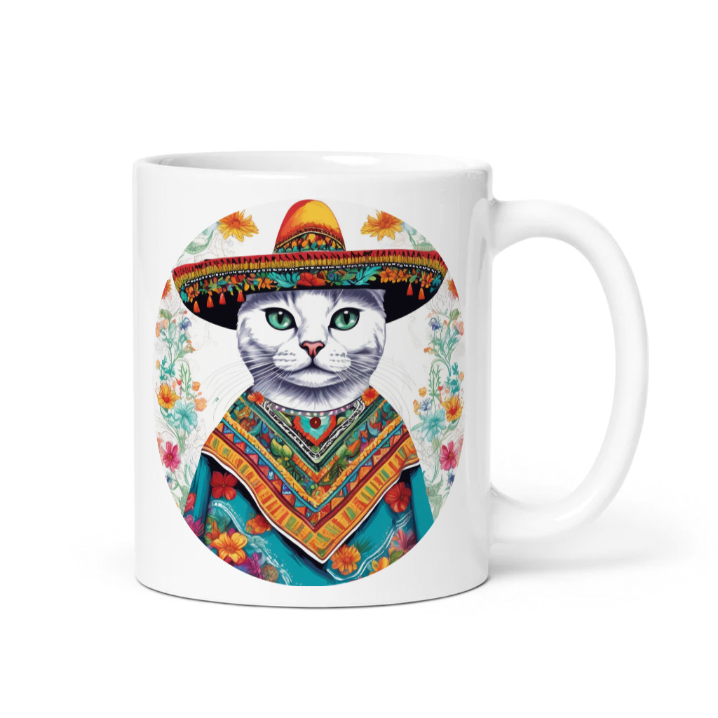 PugMug Custom White Companion Cat Mug