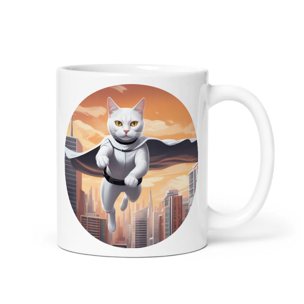 PugMug Custom White Companion Cat Mug