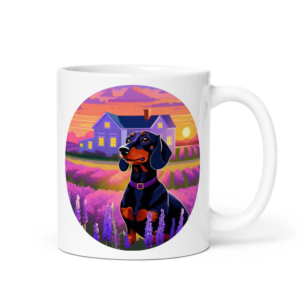 PugMug Custom Black Dachshund Mug