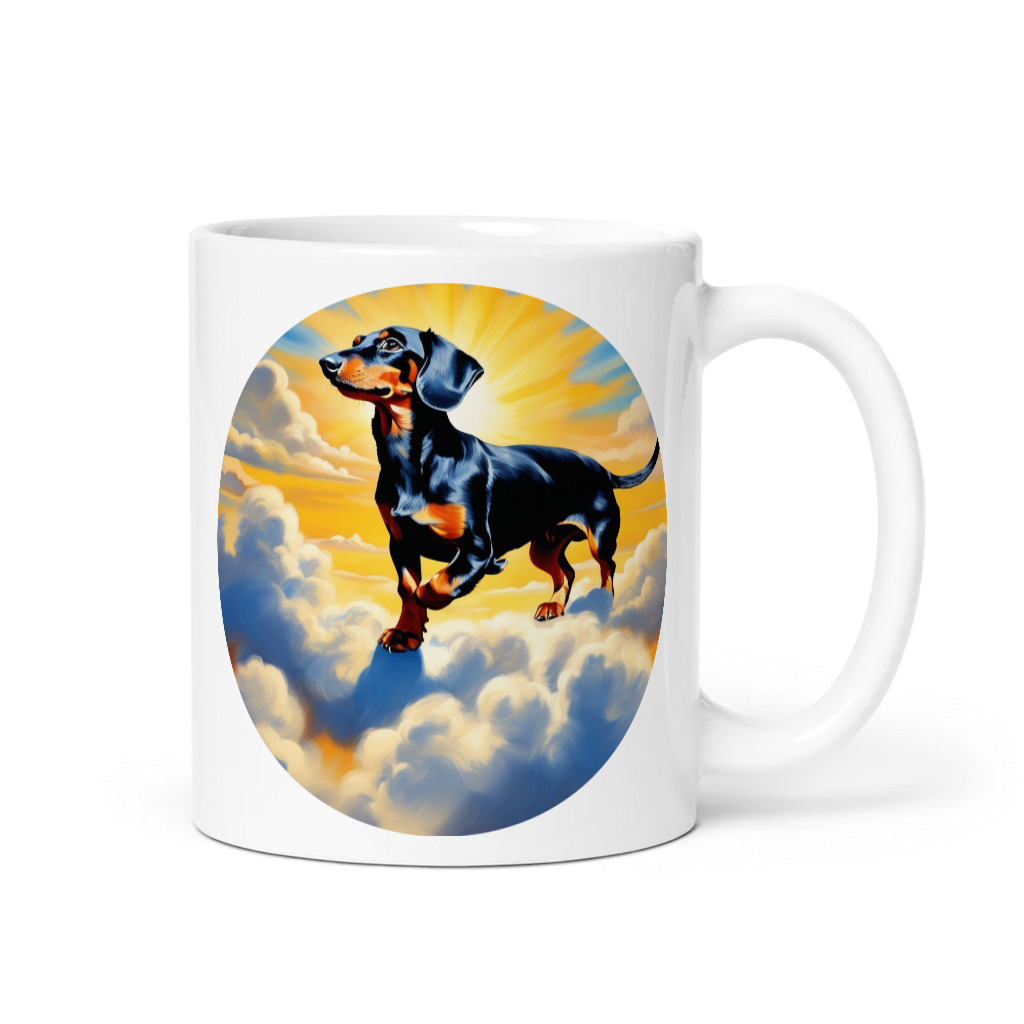 PugMug Custom Black Dachshund Mug