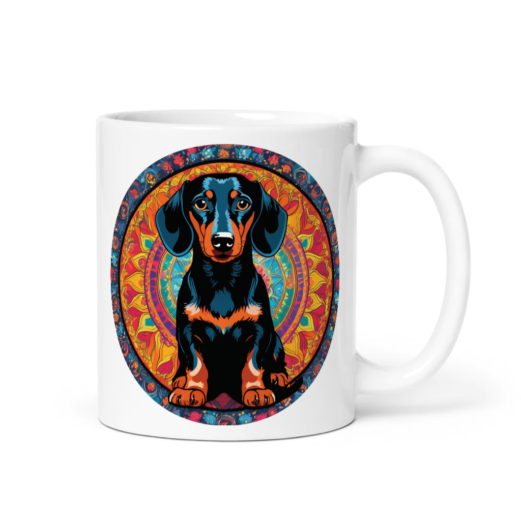 PugMug Custom Black Dachshund Mug