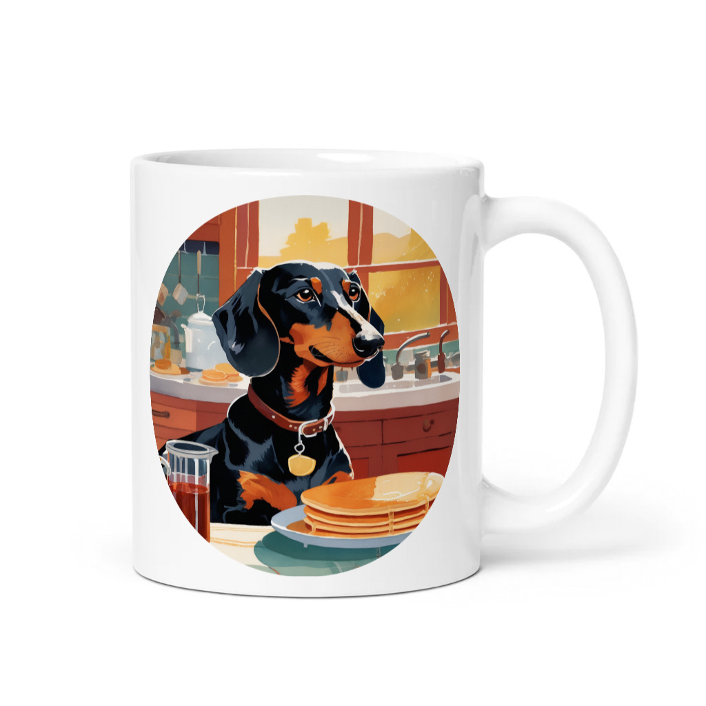 PugMug Custom Black Dachshund Mug
