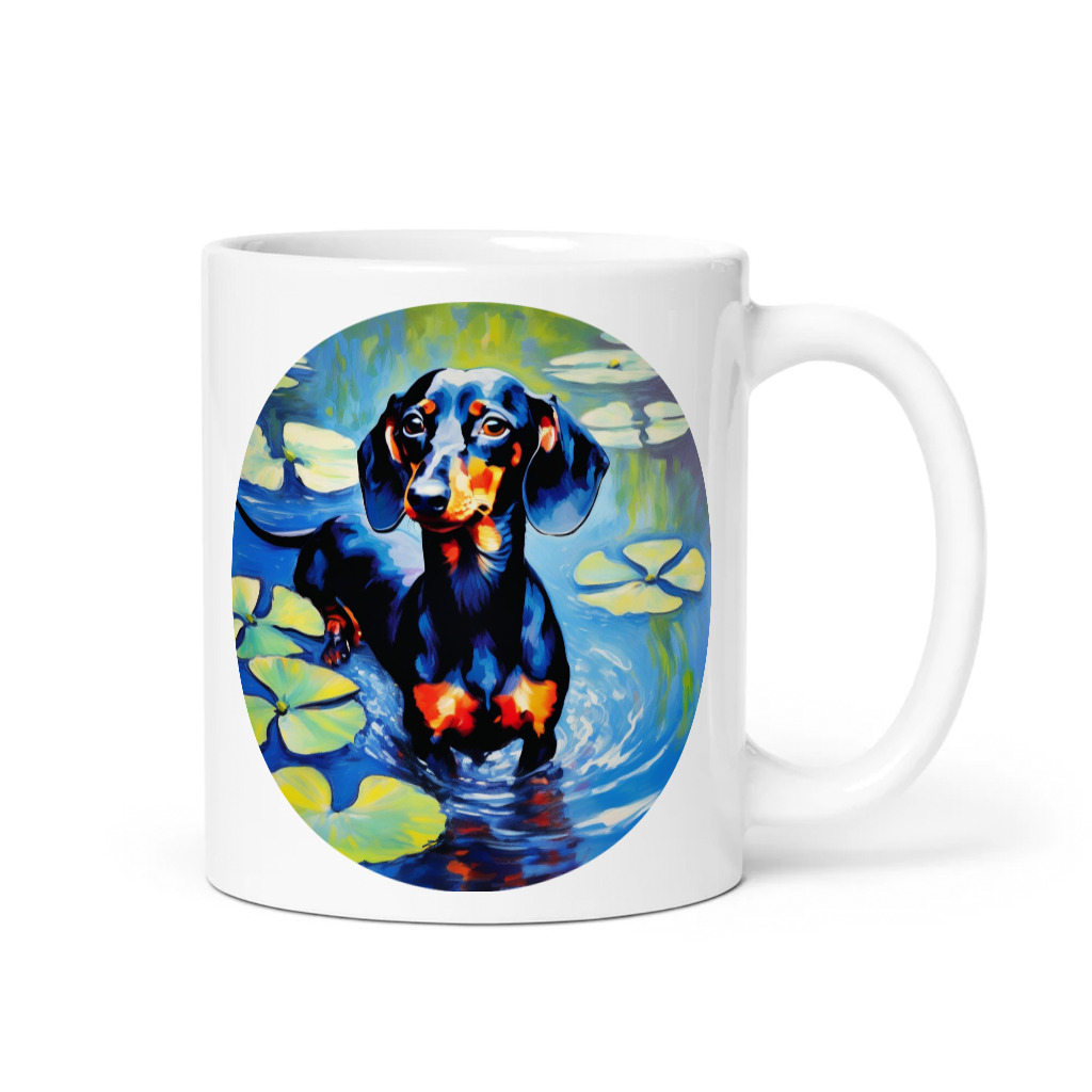 PugMug Custom Black Dachshund Mug