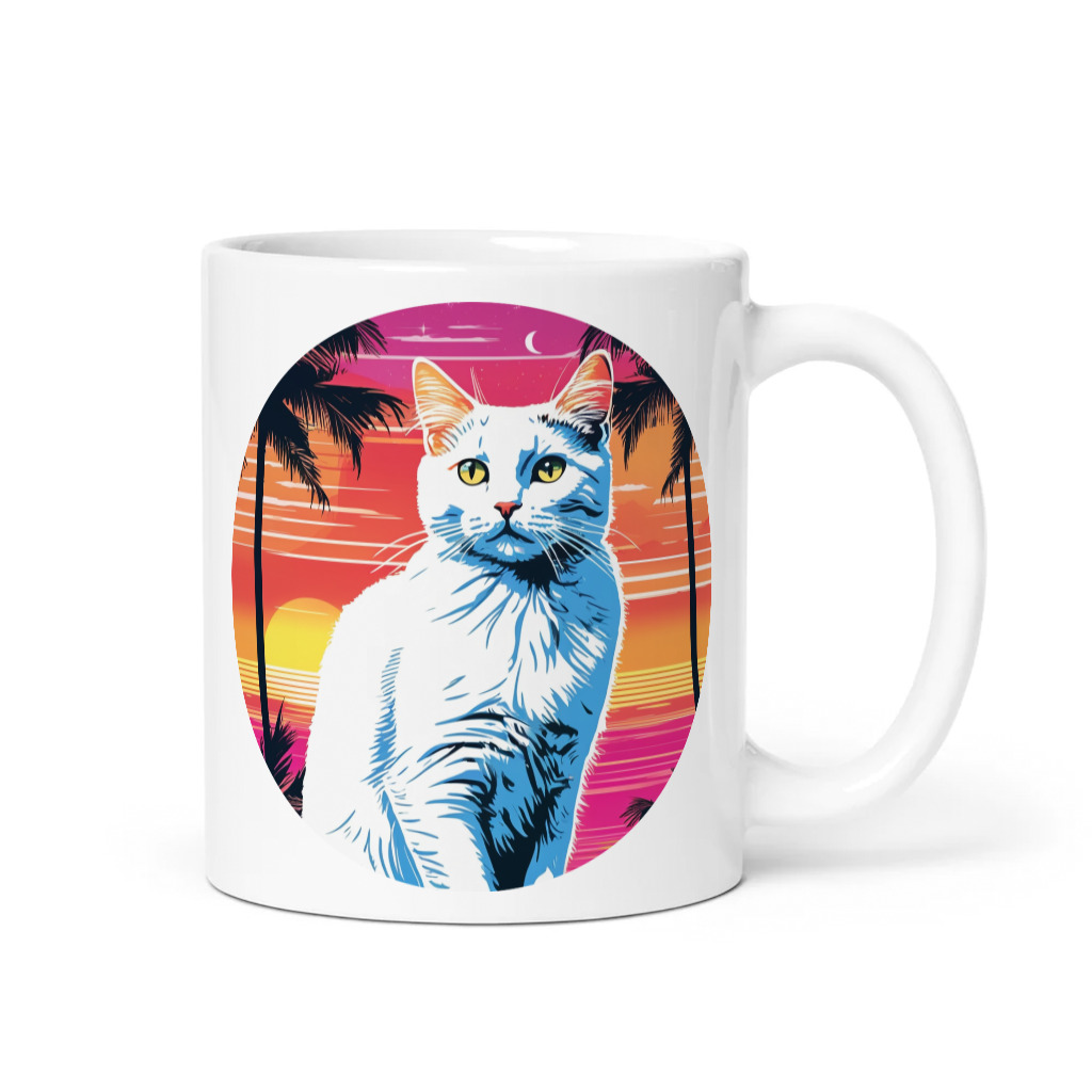 PugMug Custom White Companion Cat Mug