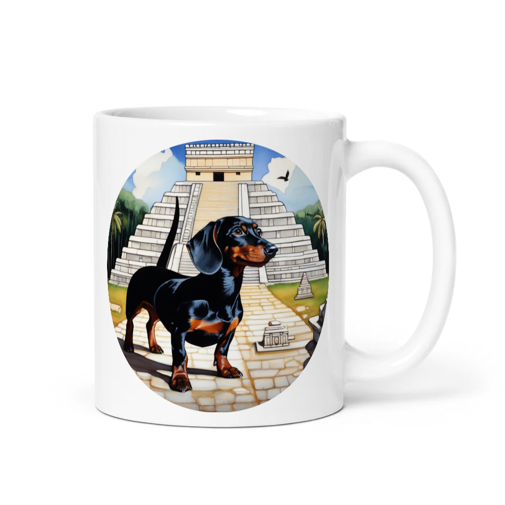 PugMug Custom Black Dachshund Mug