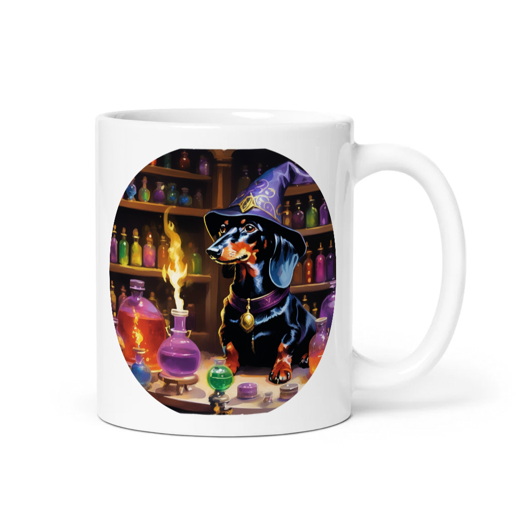 PugMug Custom Black Dachshund Mug