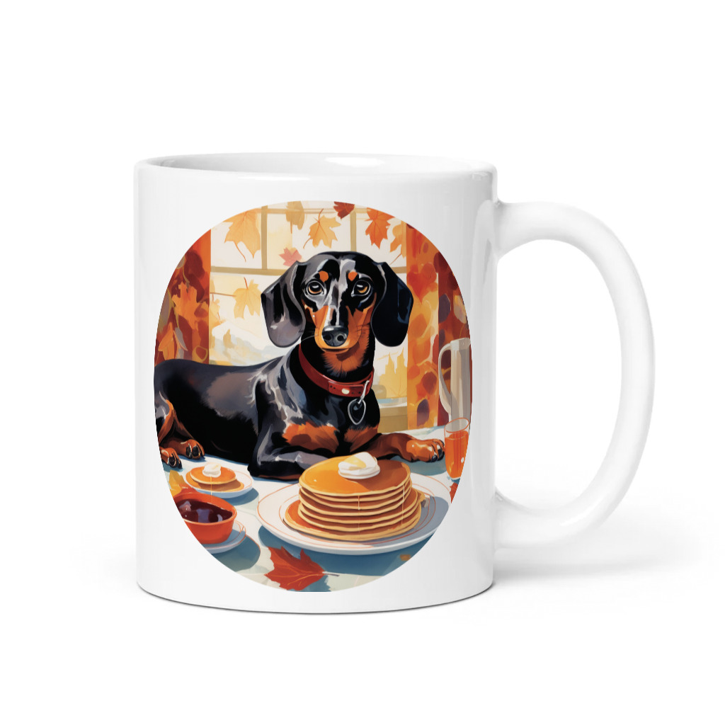 PugMug Custom Black Dachshund Mug