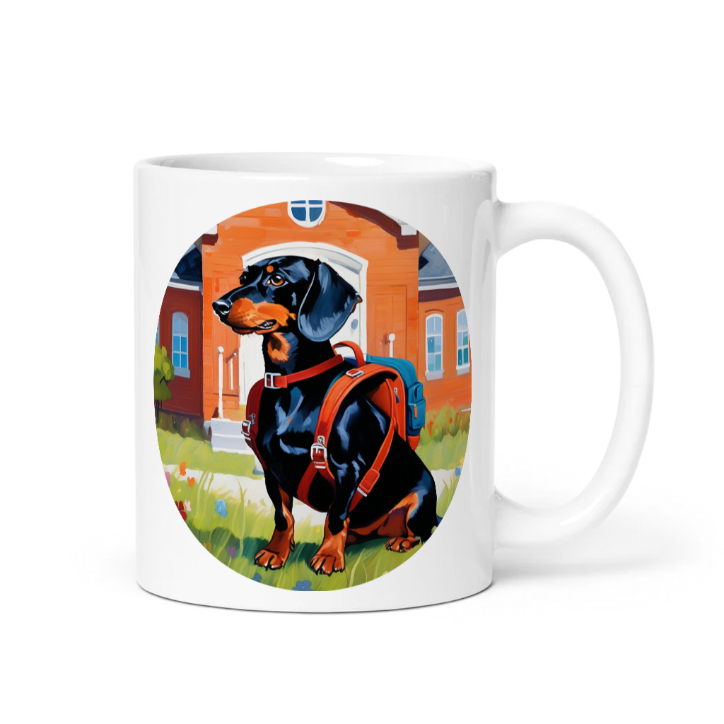 PugMug Custom Black Dachshund Mug