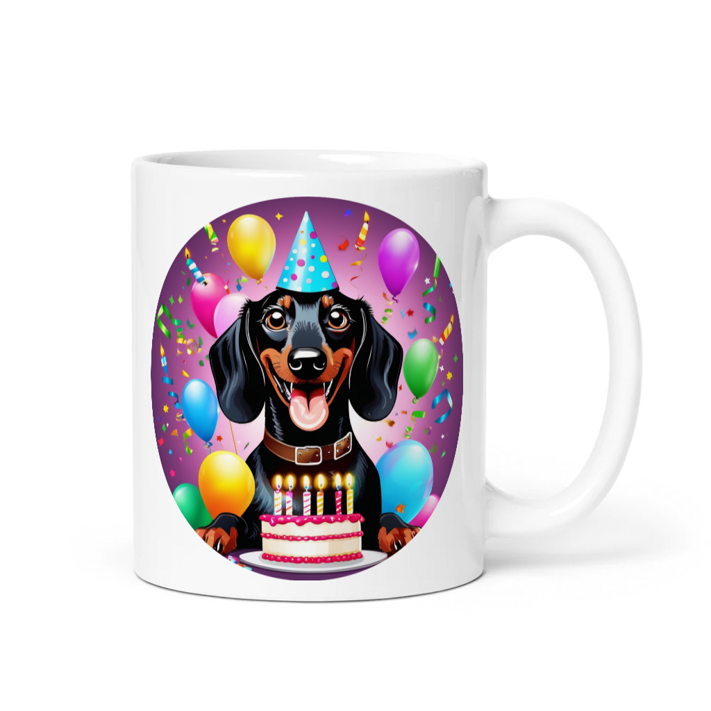 PugMug Custom Black Dachshund Mug