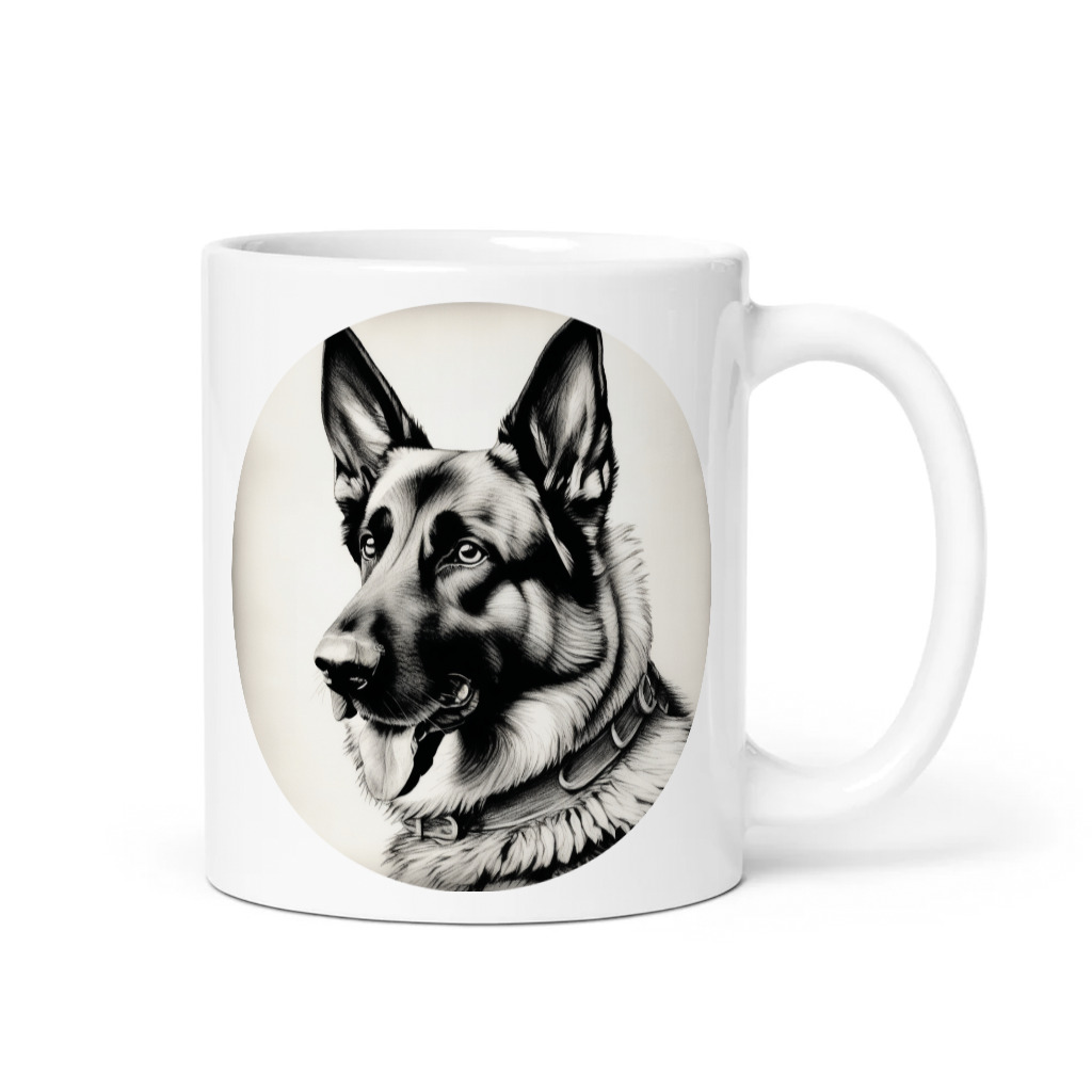 PugMug Custom German Shepherd Dog Mug