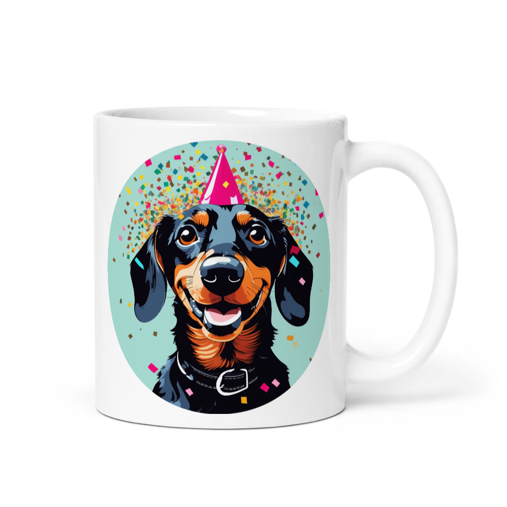 PugMug Custom Black Dachshund Mug