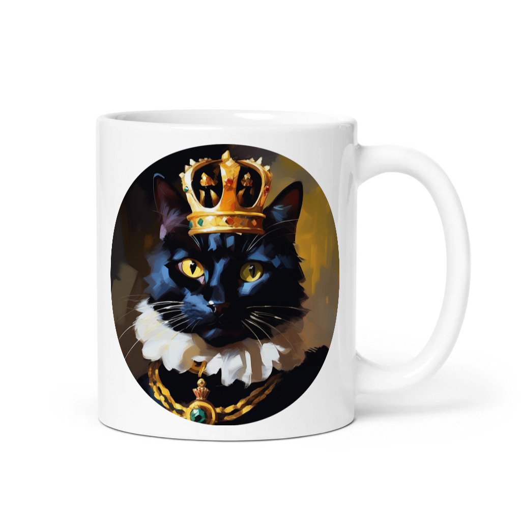 PugMug Custom Black Companion Cat Mug
