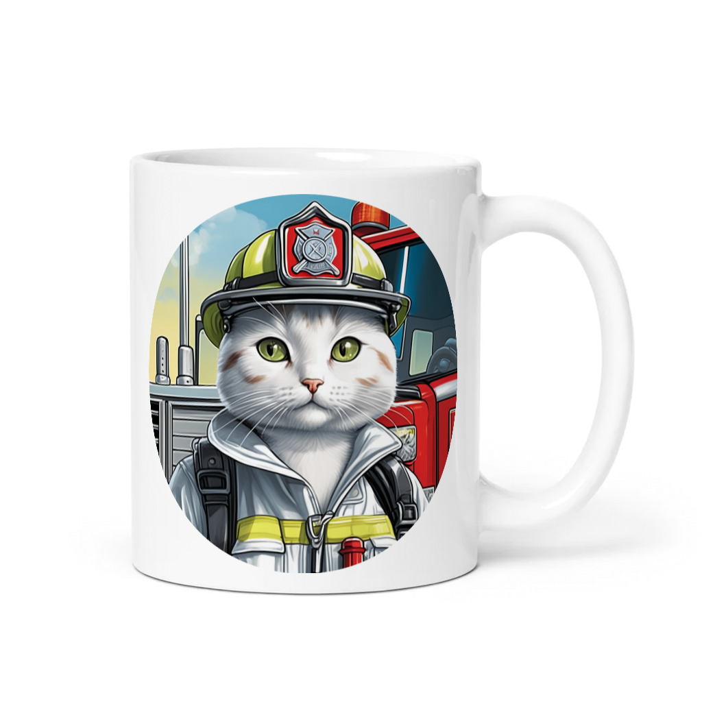 PugMug Custom White Companion Cat Mug