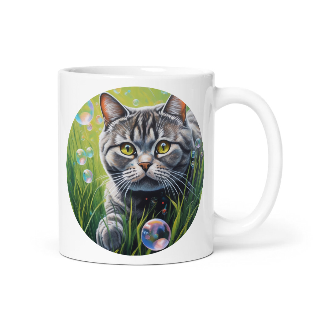 PugMug Custom Tabby British Shorthair Cat Mug
