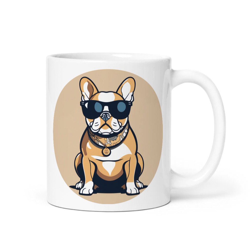 PugMug Custom Tan French Bulldog Mug