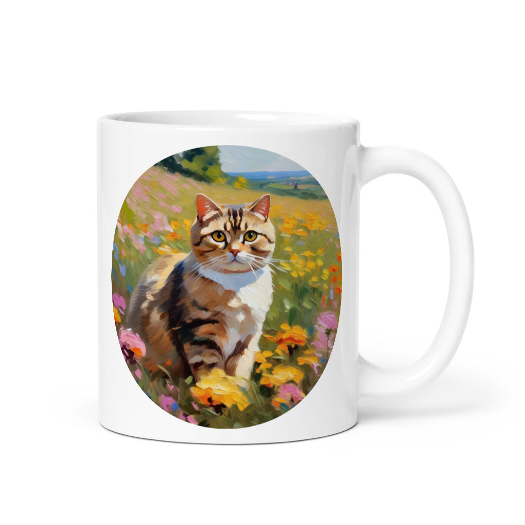 PugMug Custom Tabby Scottish Fold Cat Mug