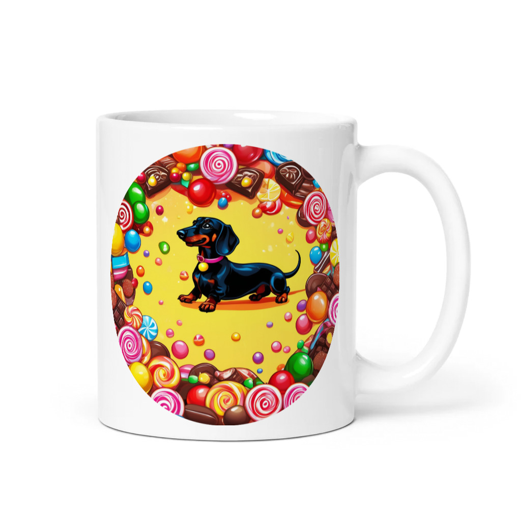 PugMug Custom Black Dachshund Mug