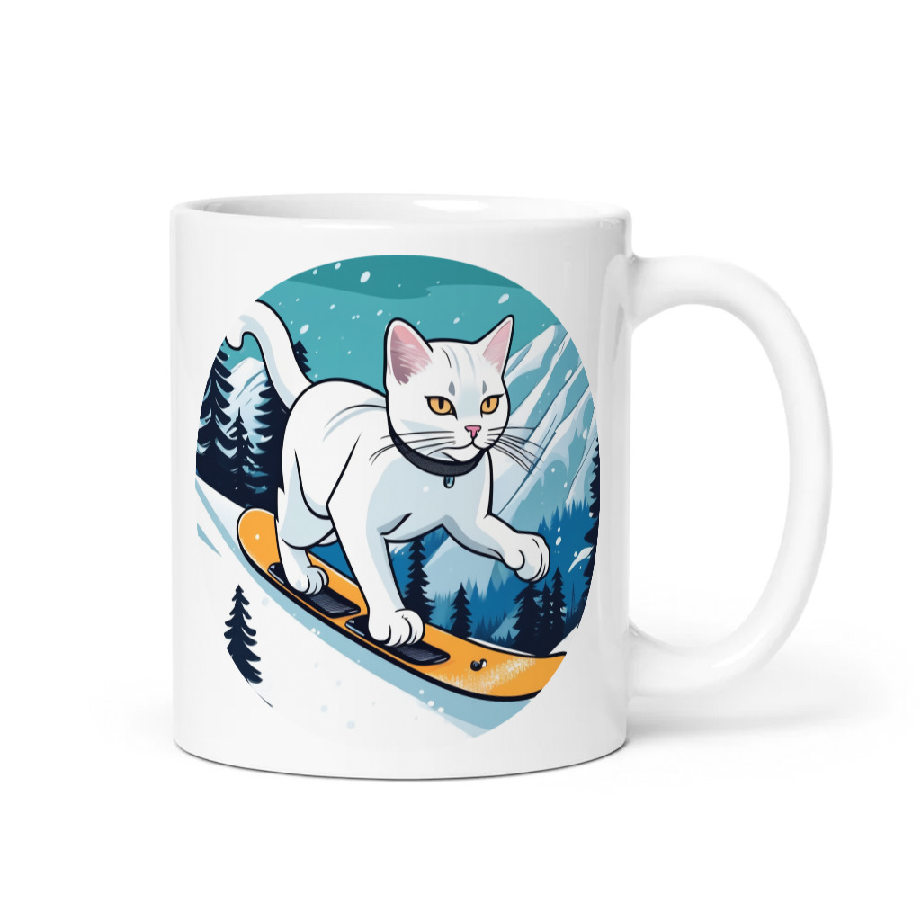 PugMug Custom White Exotic Cat Mug