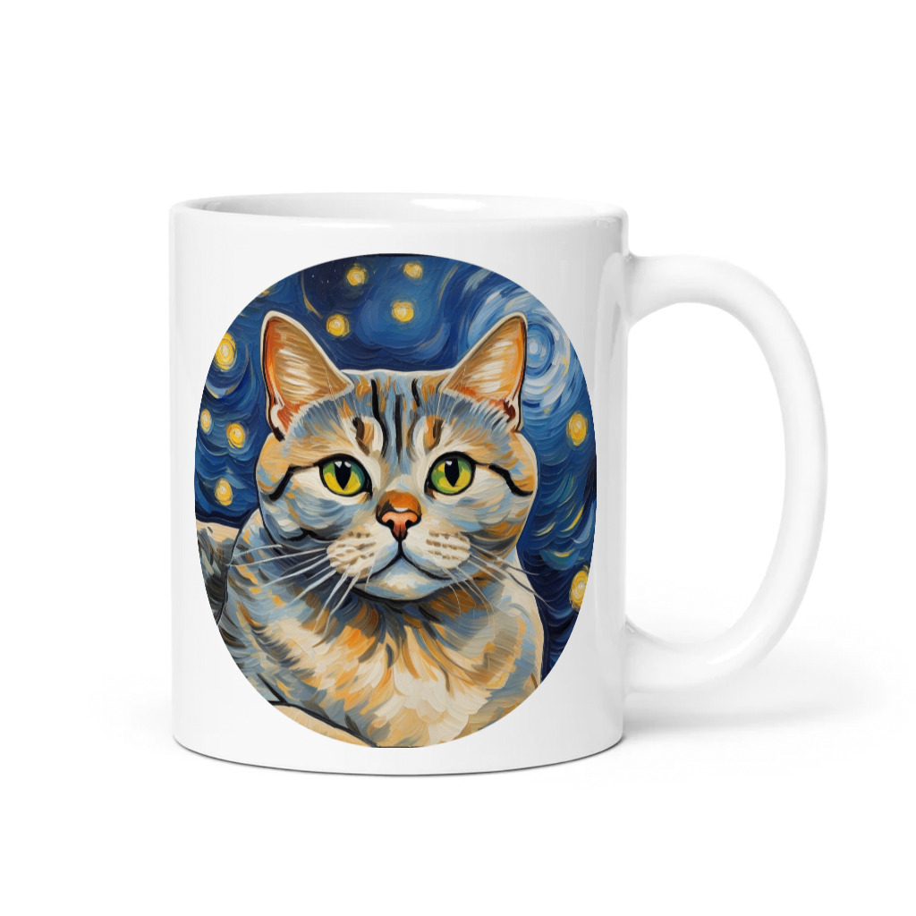 PugMug Custom Tabby British Shorthair Cat Mug