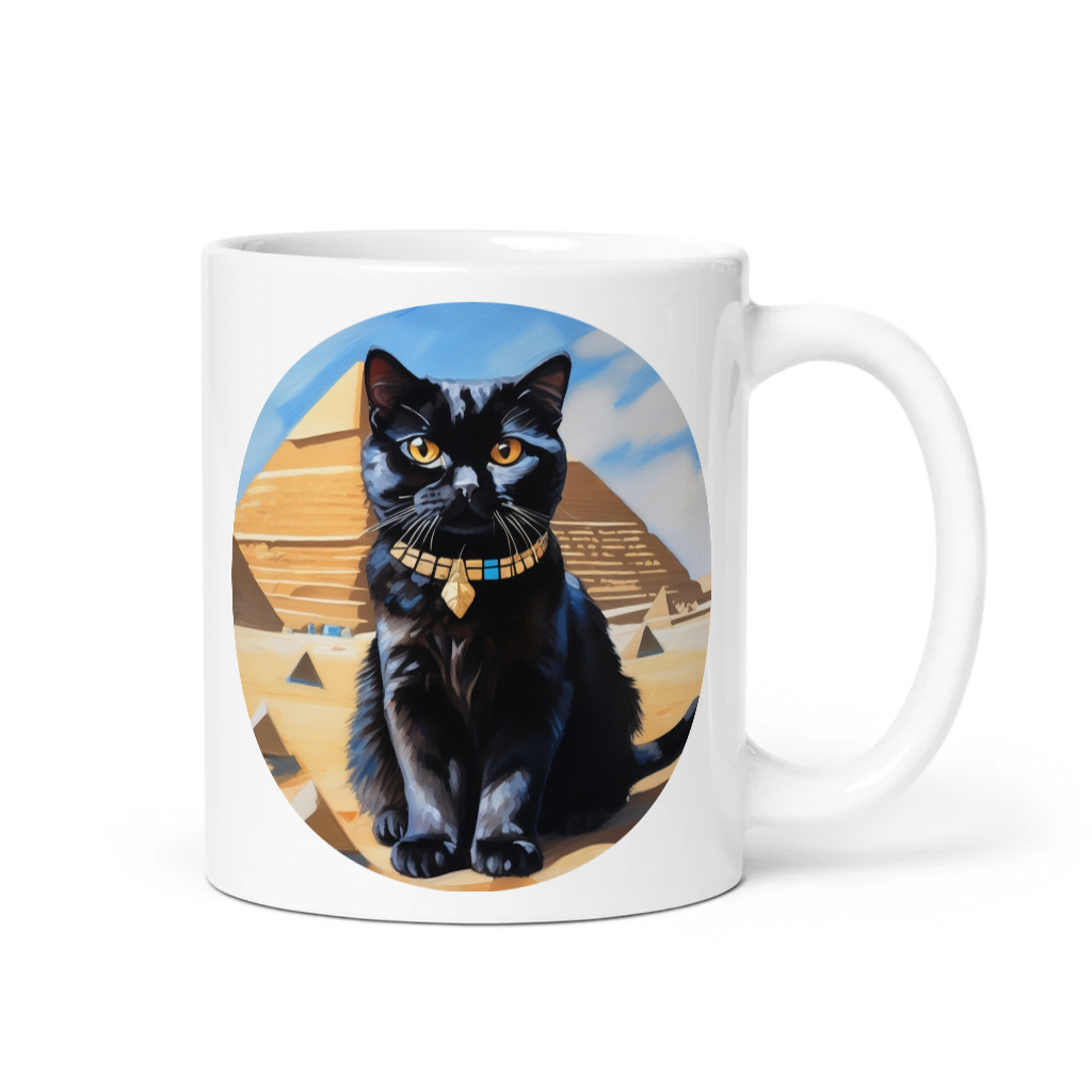 PugMug Custom Black Scottish Fold Cat Mug