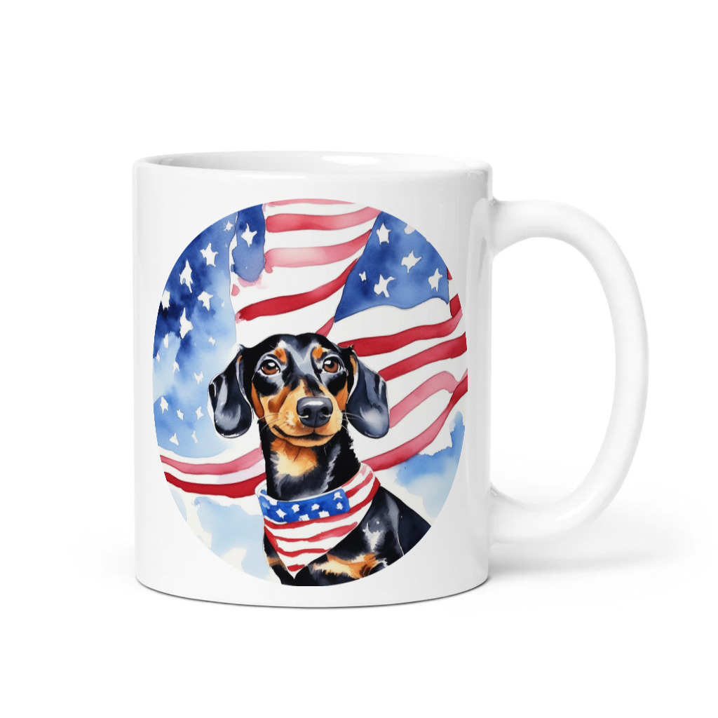 PugMug Custom Black Dachshund Mug