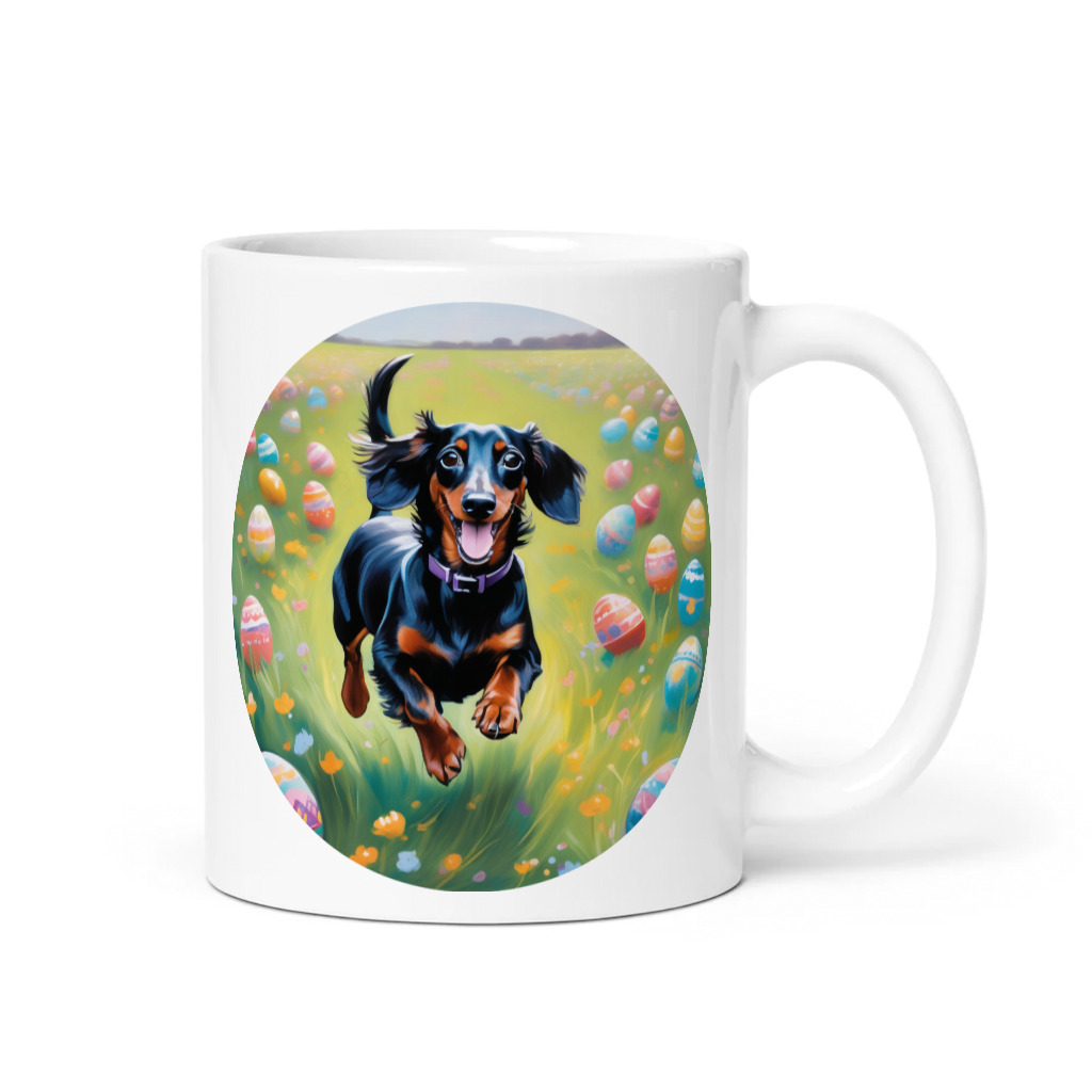 PugMug Custom Black Dachshund Mug