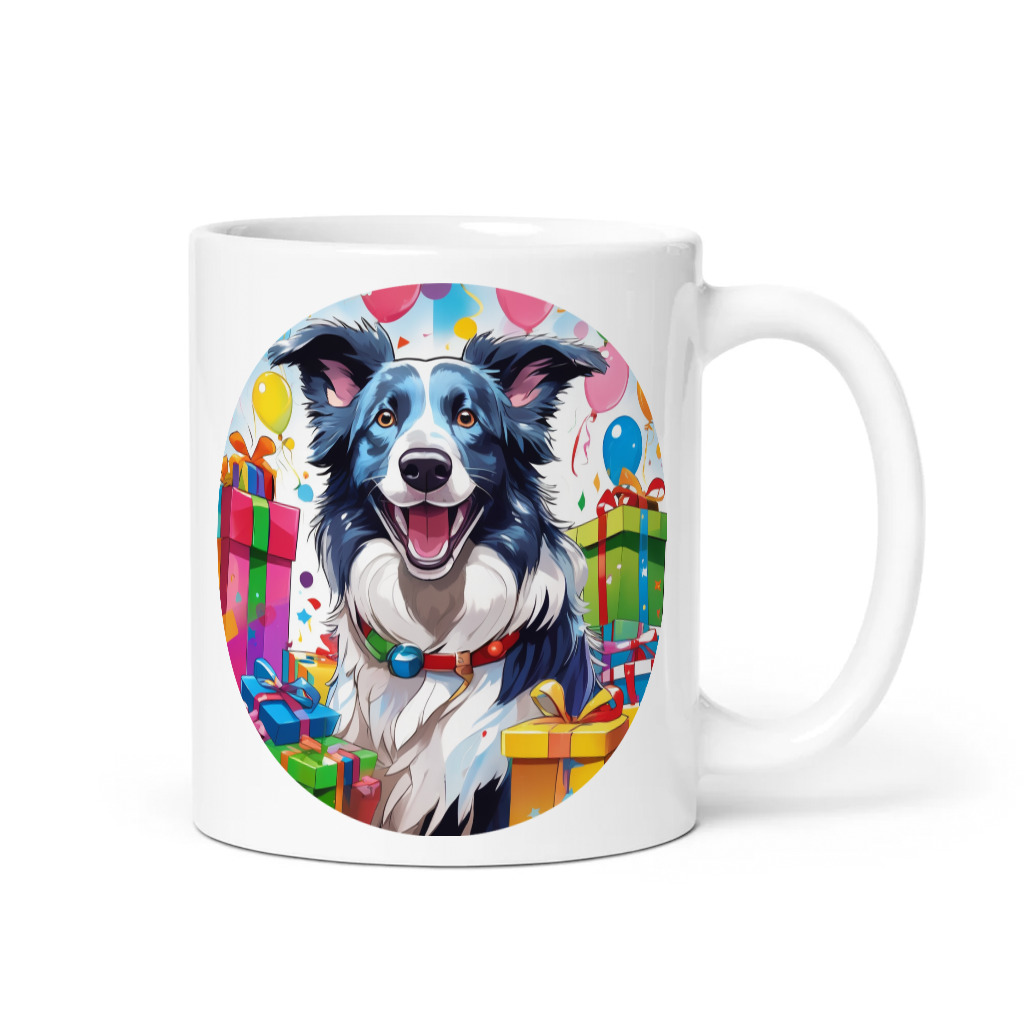 PugMug Custom Blue Merle Border Collie Mug