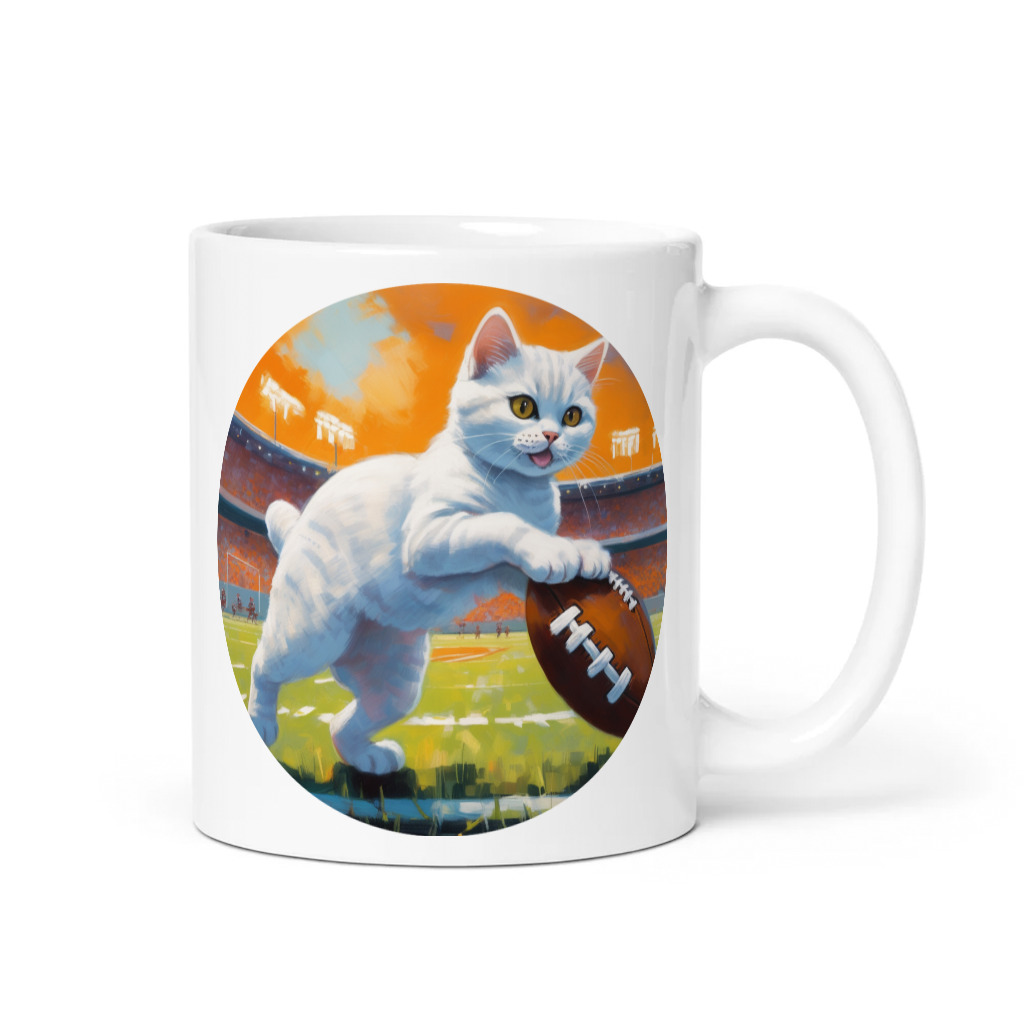 PugMug Custom White British Shorthair Cat Mug