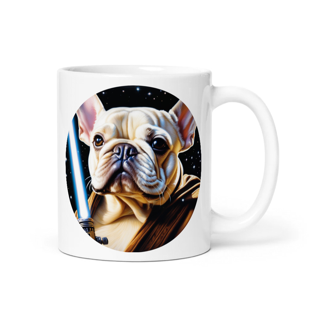 PugMug Custom White French Bulldog Mug