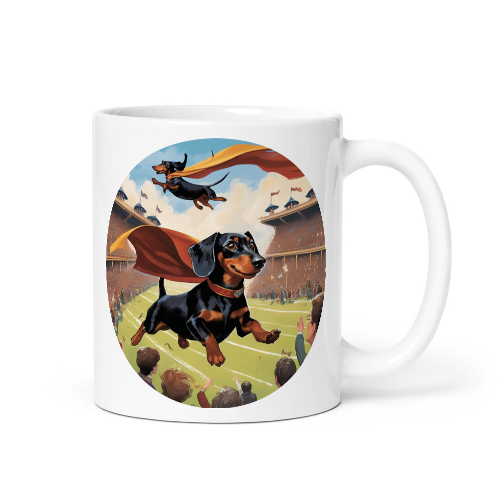 PugMug Custom Black Dachshund Mug