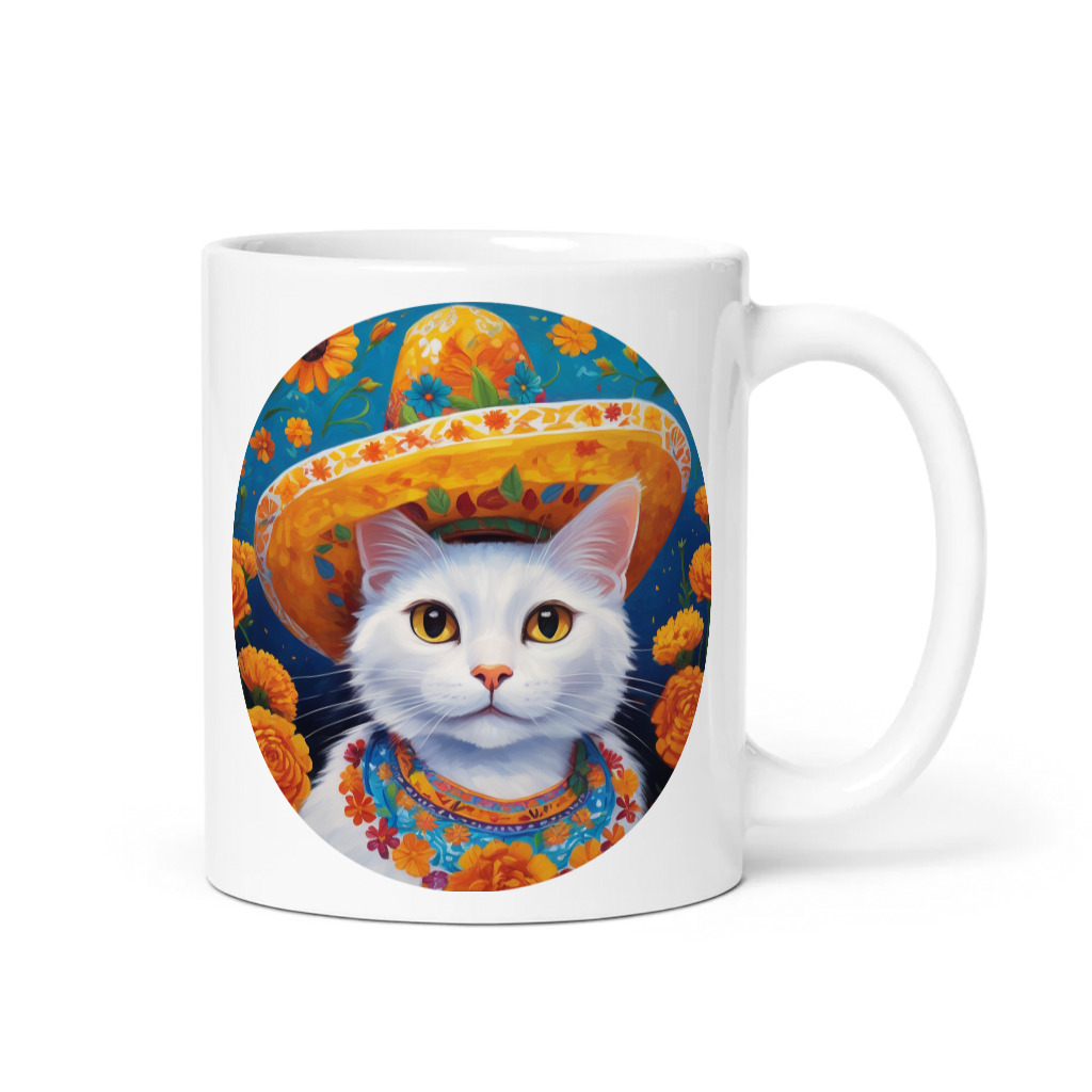 PugMug Custom White Companion Cat Mug
