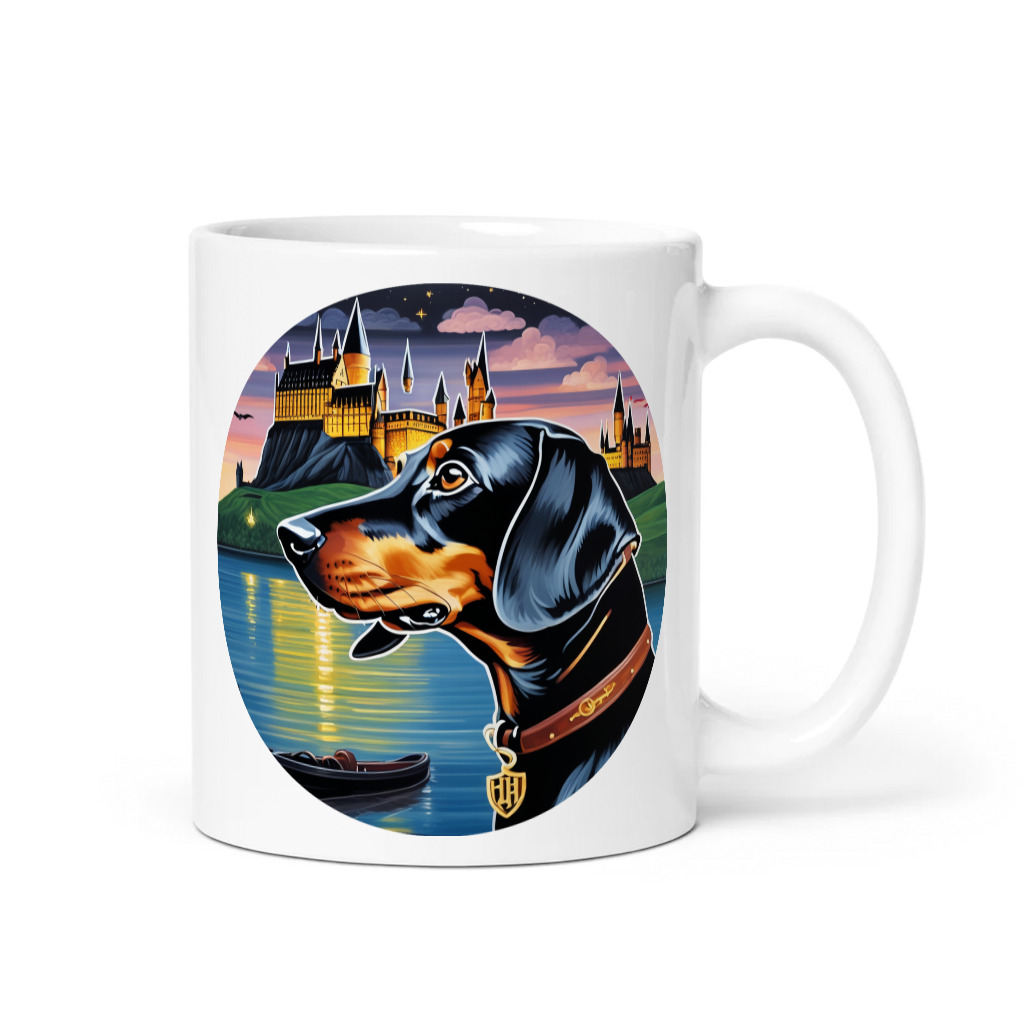 PugMug Custom Black Dachshund Mug