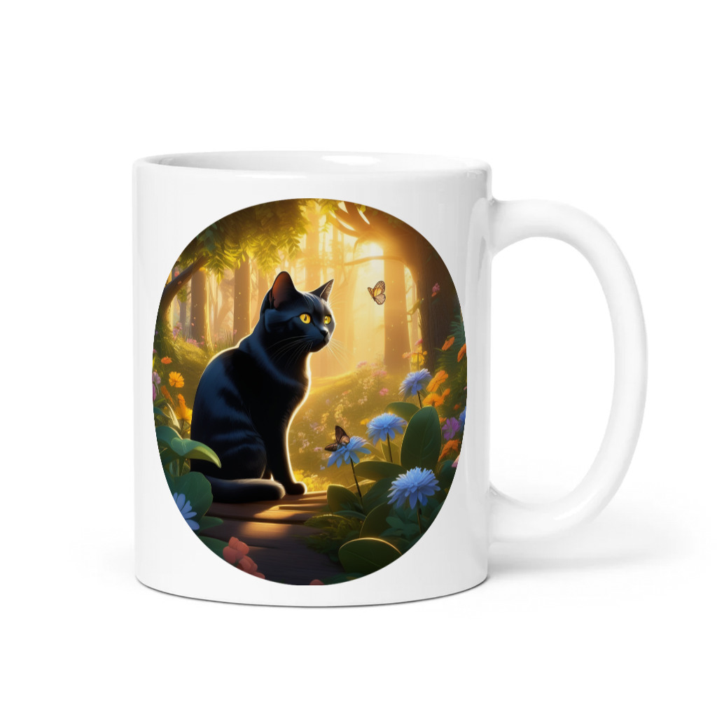 PugMug Custom Black British Shorthair Cat Mug